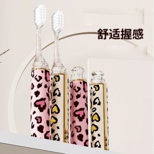 旅行出差便携式口红牙刷成人家用女生女士专用2支装